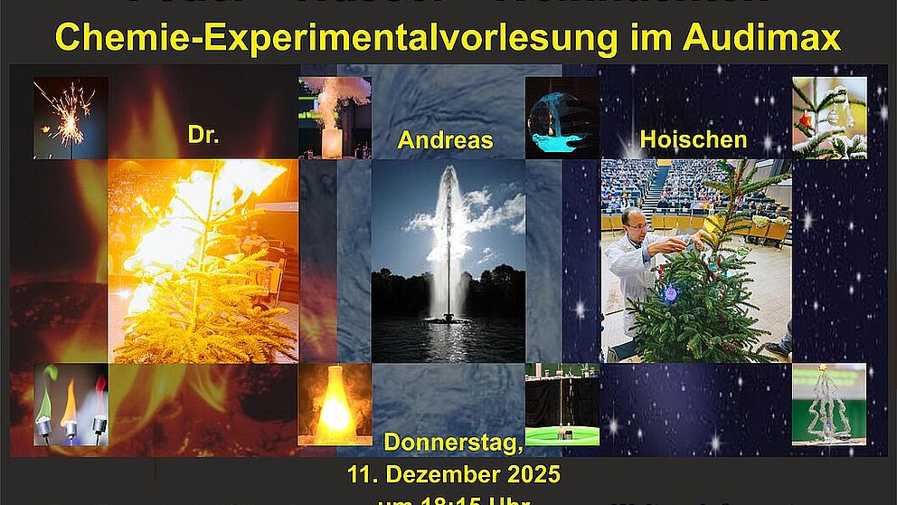 Plakat Weihnachtsvorlesung Chemie 2025